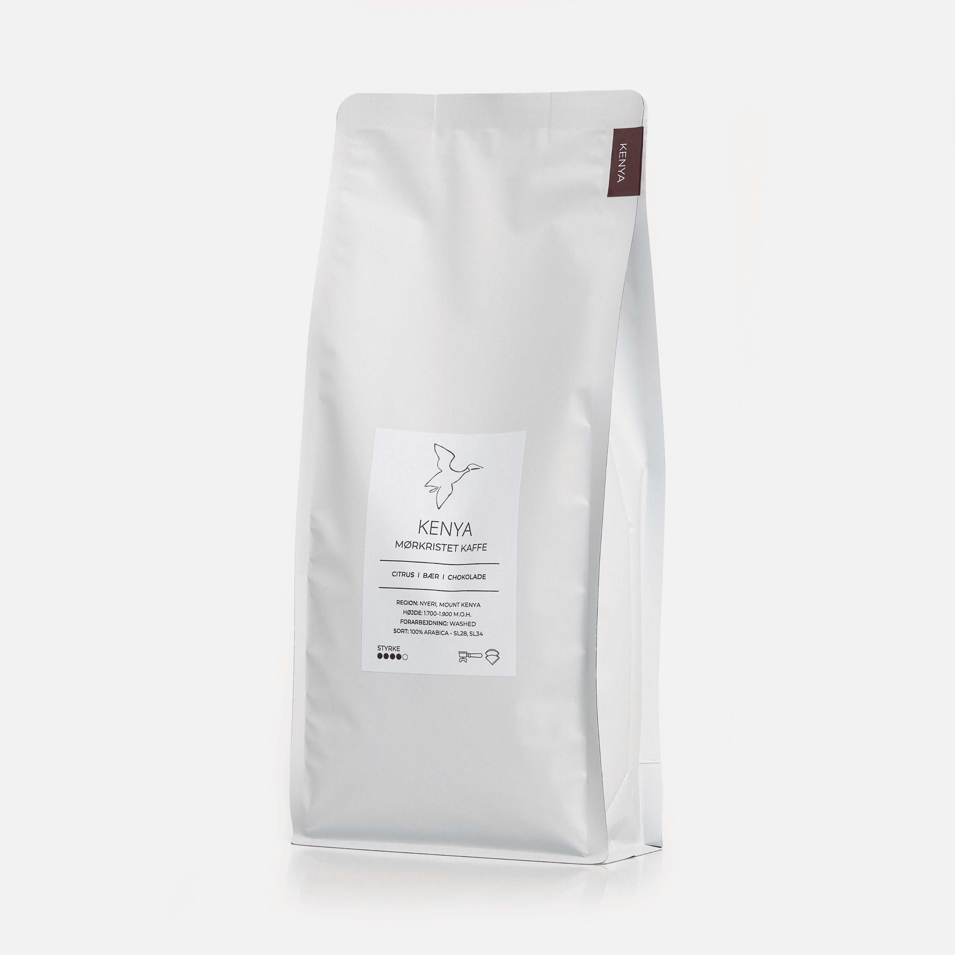 MØRKRISTET KAFFE FRA KENYA